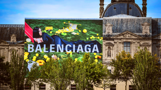 You Ready for Some Wet Ass Paris? Cardi's Balenciaga Campaign Billboard Unveiled on the Louvre